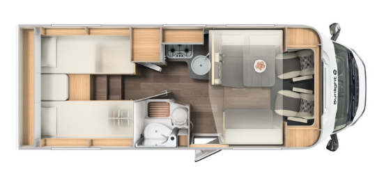 Sunlight T670S indeling 