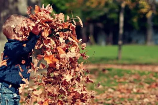 Camping in de herfst