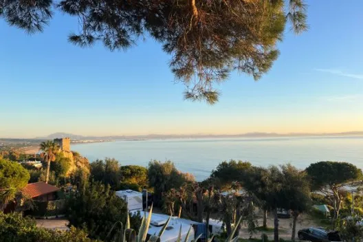 Uitzicht camping Tarifa