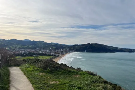 De baai van Zarautz